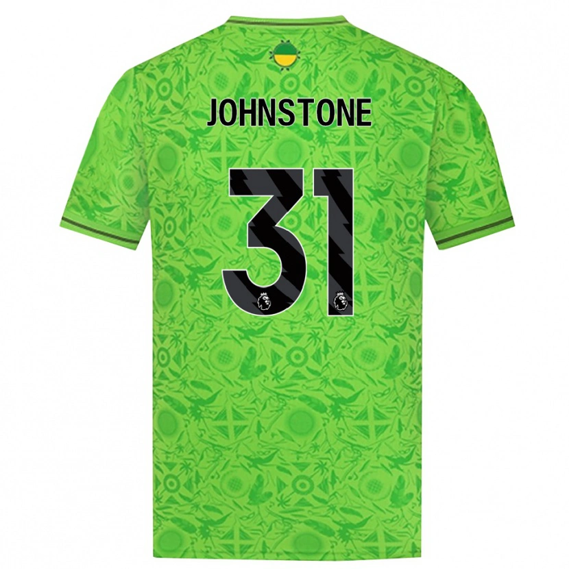 Danxen Dámské Sam Johnstone #31 Zelená Černá Brankář Dresy 2025/26 Dres