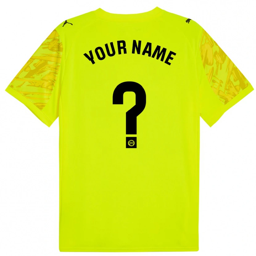 Danxen Dámské Deportivo Alaves Žlutá Černá Brankář Dresy 2025/26 Dres