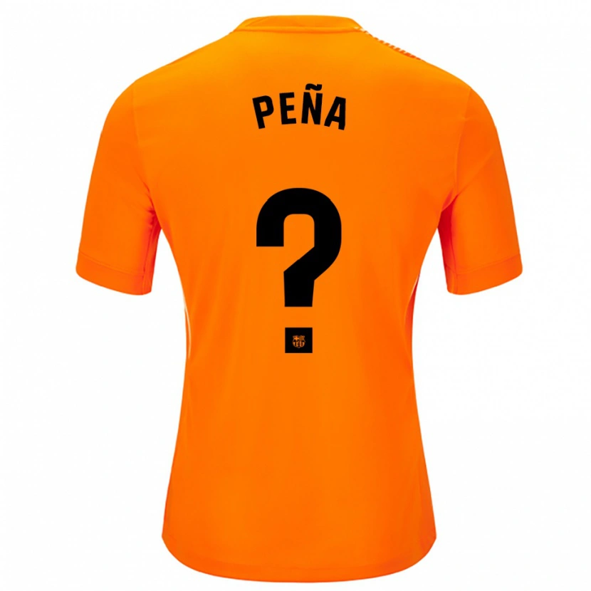Danxen Dámské Pablo Peña #0 Oranžová Černá Brankář Dresy 2025/26 Dres