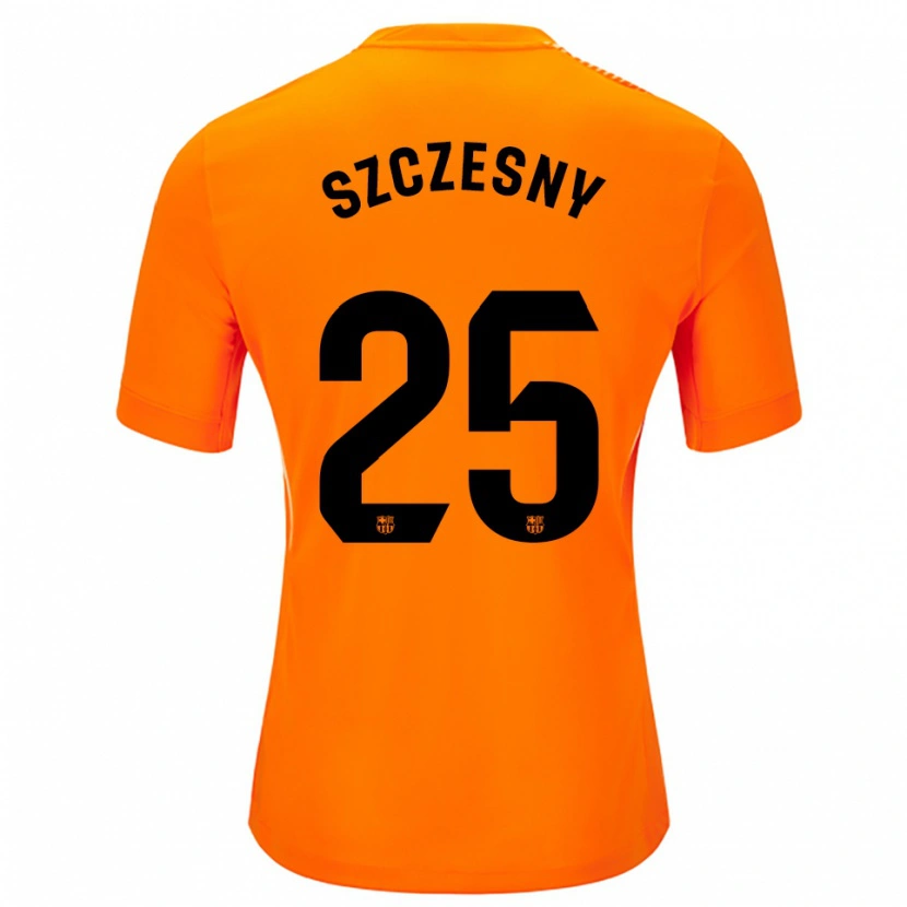 Danxen Dámské Wojciech Szczesny #25 Oranžová Černá Brankář Dresy 2025/26 Dres