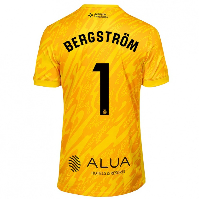 Danxen Dámské Lucas Bergström #1 Oranžová Černá Brankář Dresy 2025/26 Dres