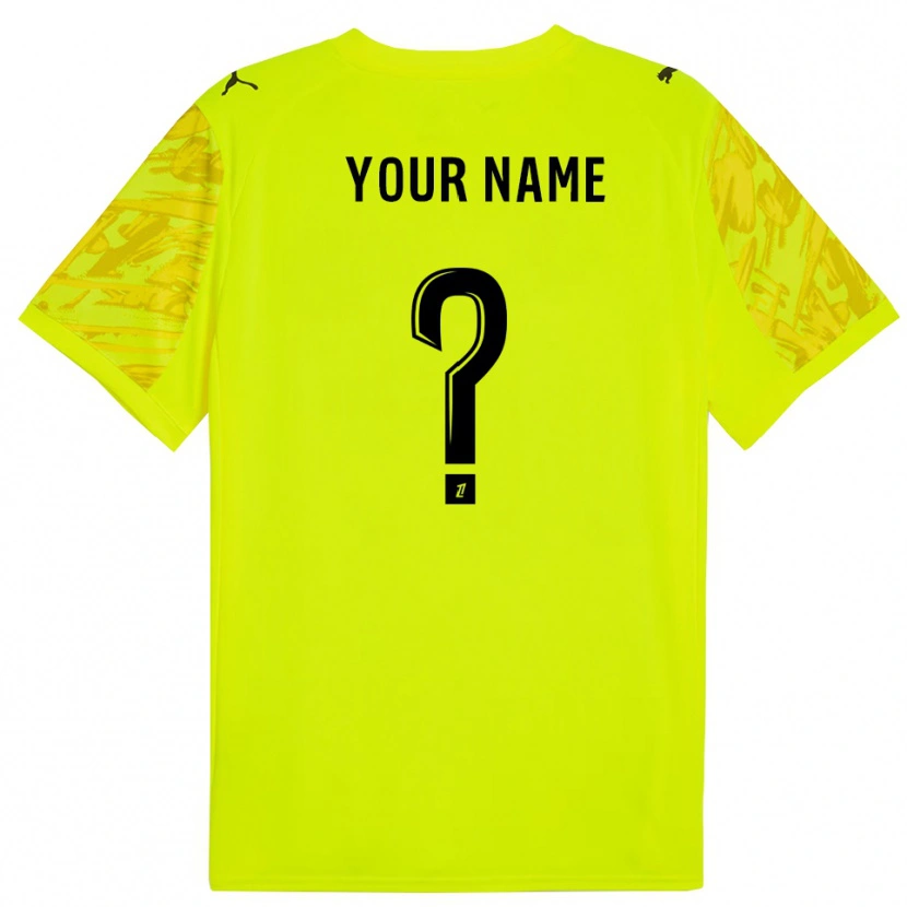 Danxen Dámské RC Lens Fluorescenční Zelená Černá Brankář Dresy 2025/26 Dres