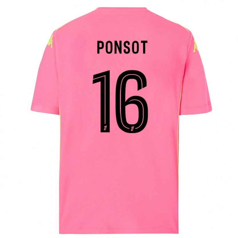 Danxen Dámské Martin Ponsot #16 Hot Pink Černá Brankář Dresy 2025/26 Dres