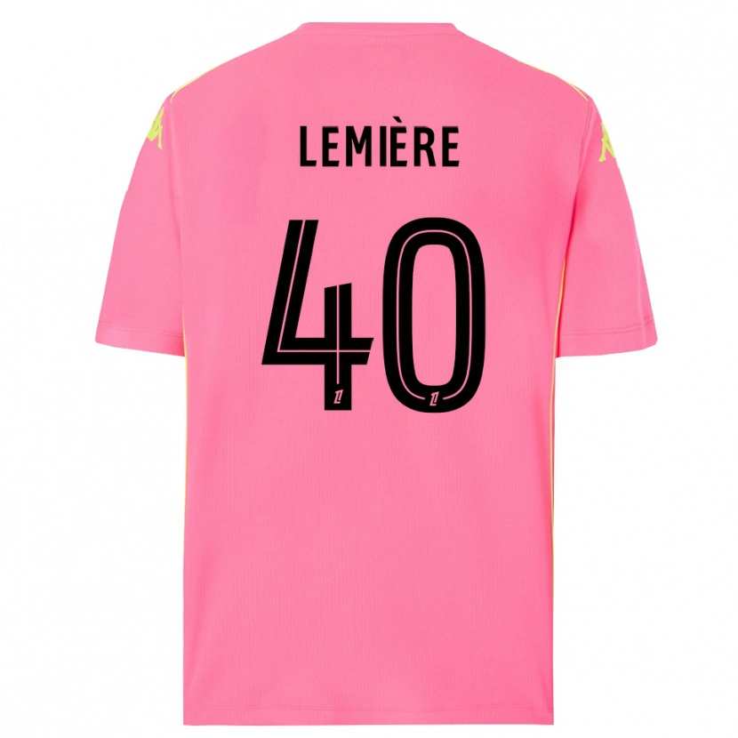 Danxen Dámské Pauline Lemière #40 Hot Pink Černá Brankář Dresy 2025/26 Dres