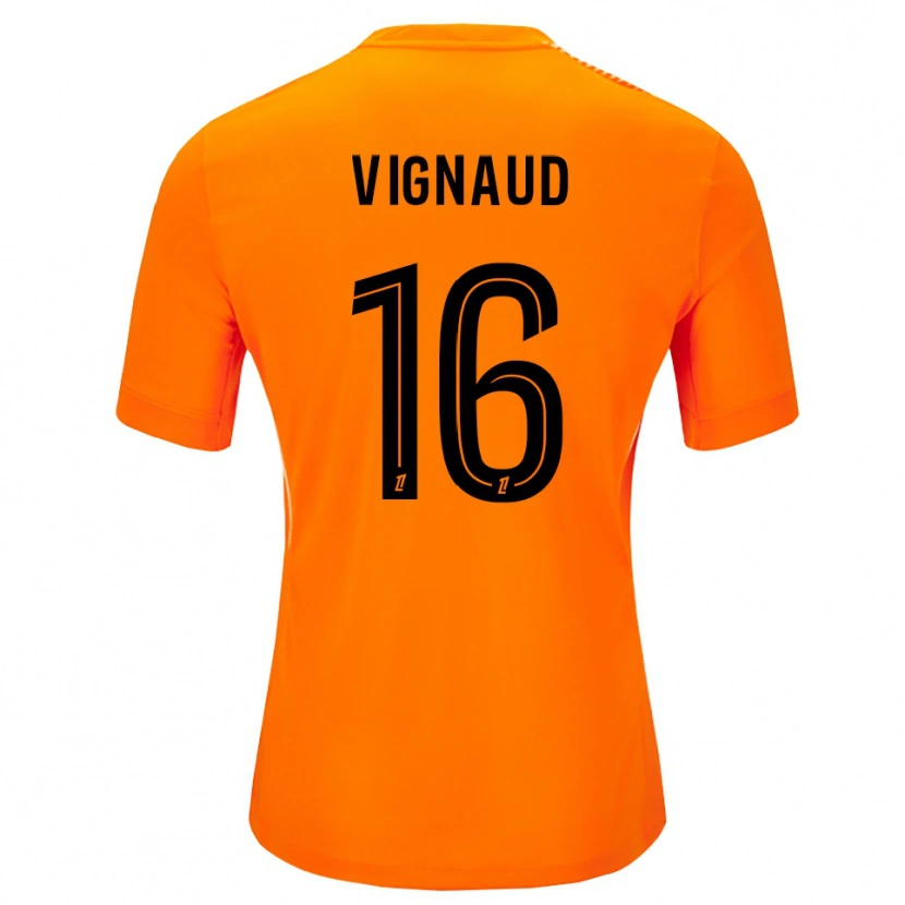 Danxen Dámské Arthur Vignaud #16 Oranžová Černá Brankář Dresy 2025/26 Dres