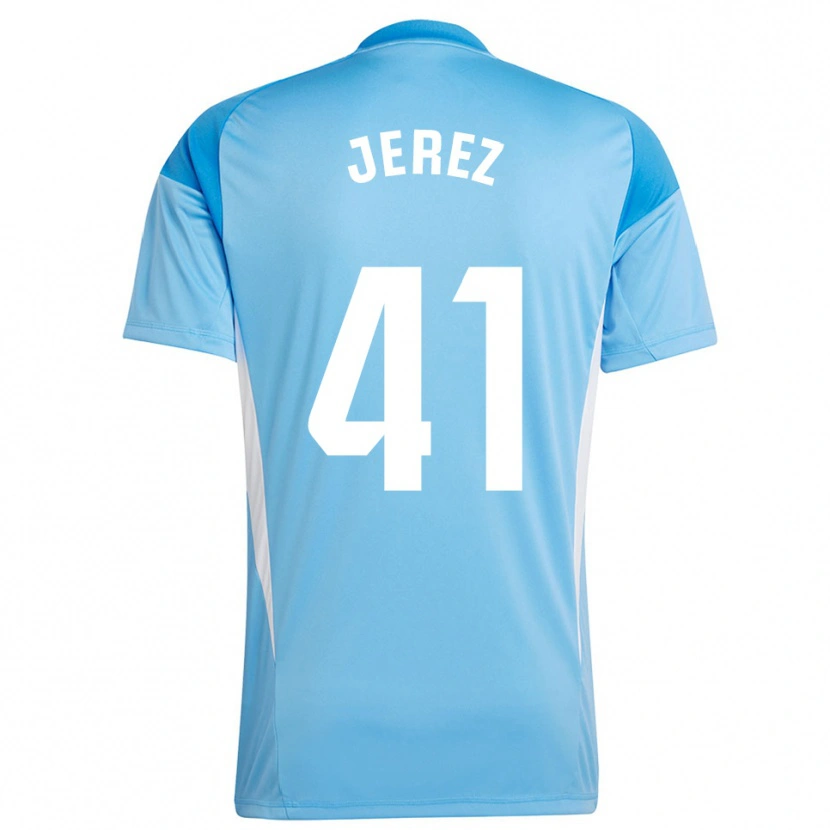 Danxen Dámské Adrián Jerez #41 Nebesky Modrá Bílá Brankář Dresy 2025/26 Dres