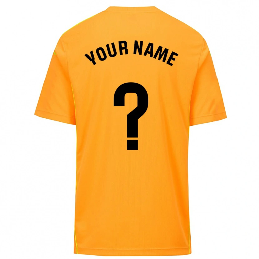 Danxen Dámské Real Valladolid Oranžová Černá Brankář Dresy 2025/26 Dres