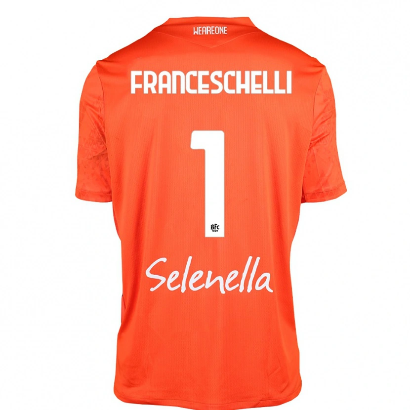 Danxen Dámské Matteo Franceschelli #1 Oranžová Černá Bílá Brankář Dresy 2025/26 Dres
