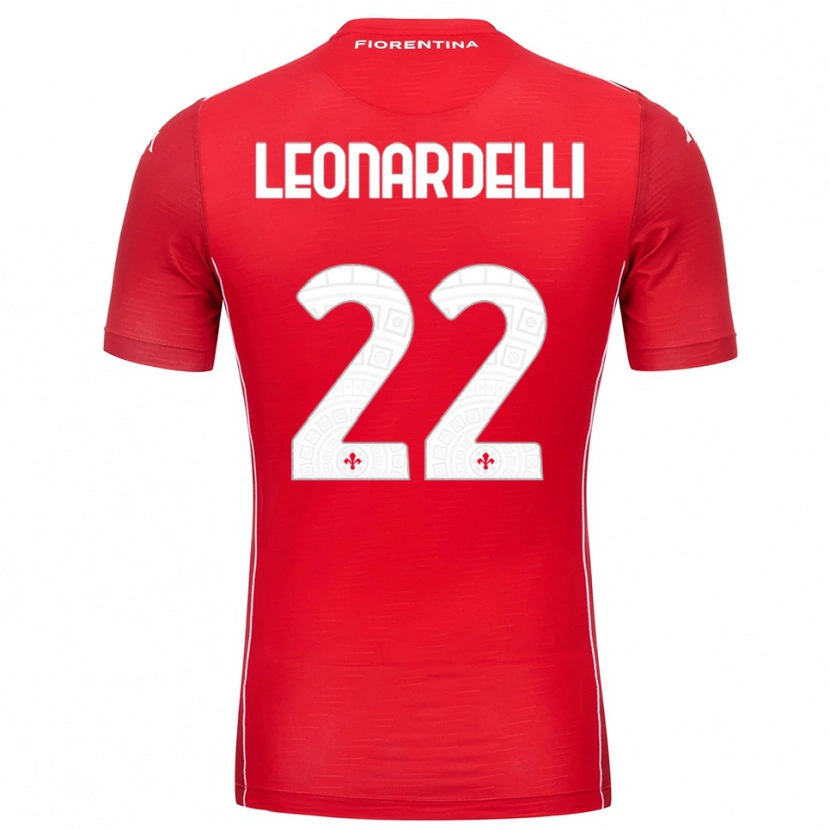 Danxen Dámské Pietro Leonardelli #22 Červená Bílá Brankář Dresy 2025/26 Dres