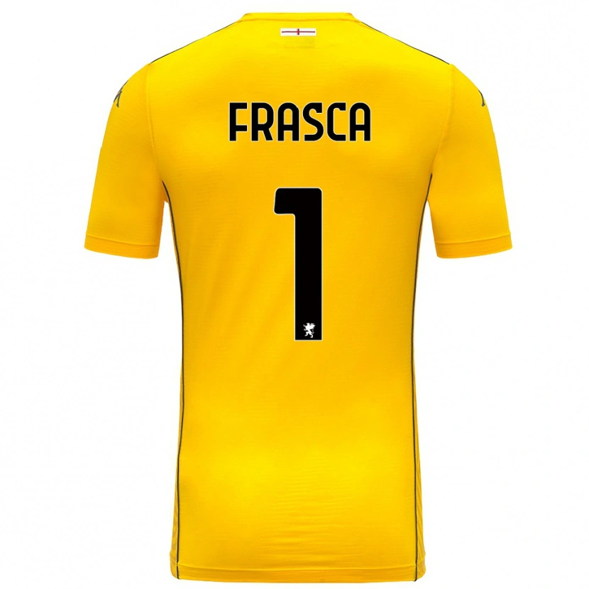 Danxen Dámské Andrea Frasca #1 Tmavě Žlutá Černá Brankář Dresy 2025/26 Dres