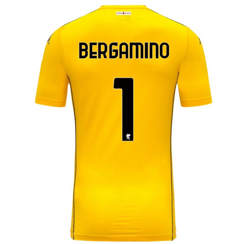 Danxen Dámské Giovanni Bergamino #1 Tmavě Žlutá Černá Brankář Dresy 2025/26 Dres