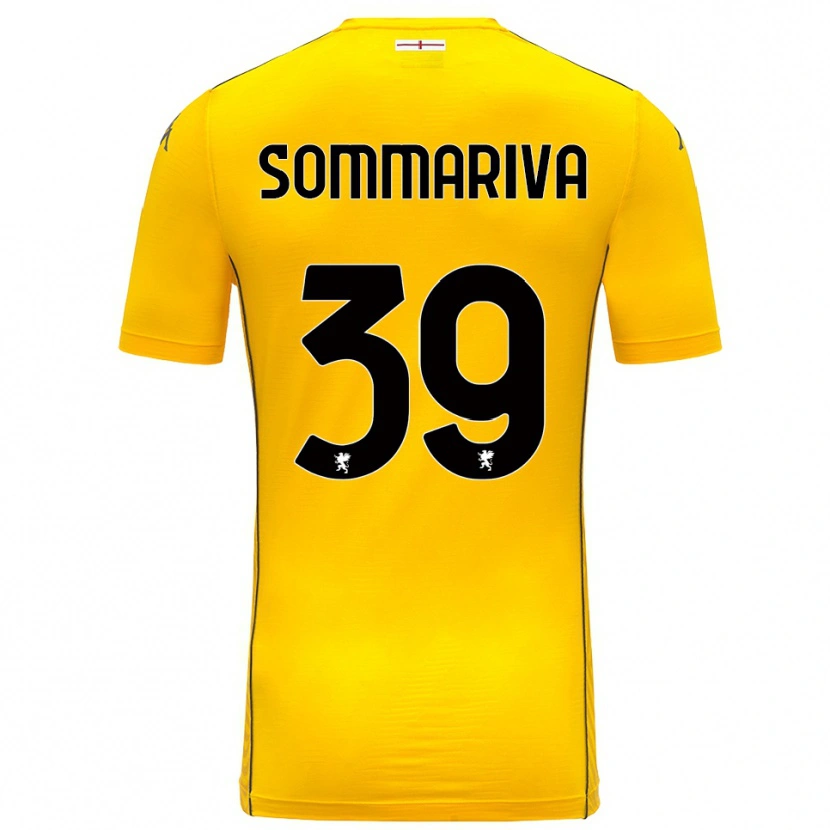 Danxen Dámské Daniele Sommariva #39 Tmavě Žlutá Černá Brankář Dresy 2025/26 Dres