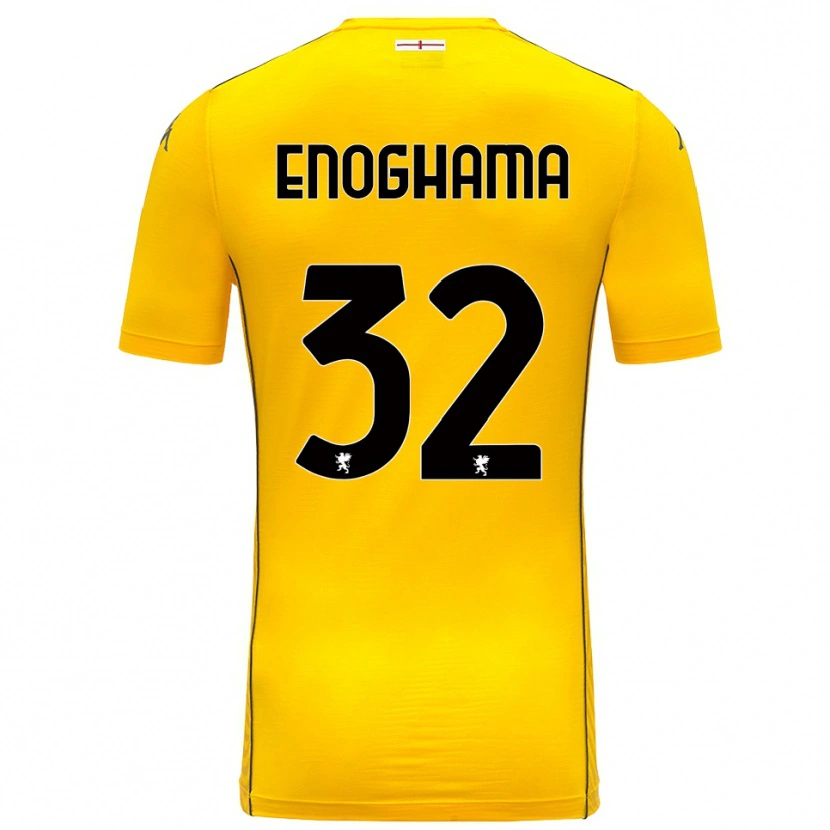 Danxen Dámské Isaac Enoghama #32 Tmavě Žlutá Černá Brankář Dresy 2025/26 Dres