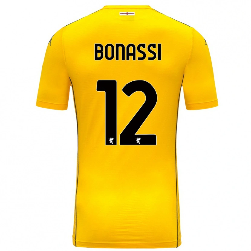 Danxen Dámské Lorenzo Bonassi #12 Tmavě Žlutá Černá Brankář Dresy 2025/26 Dres