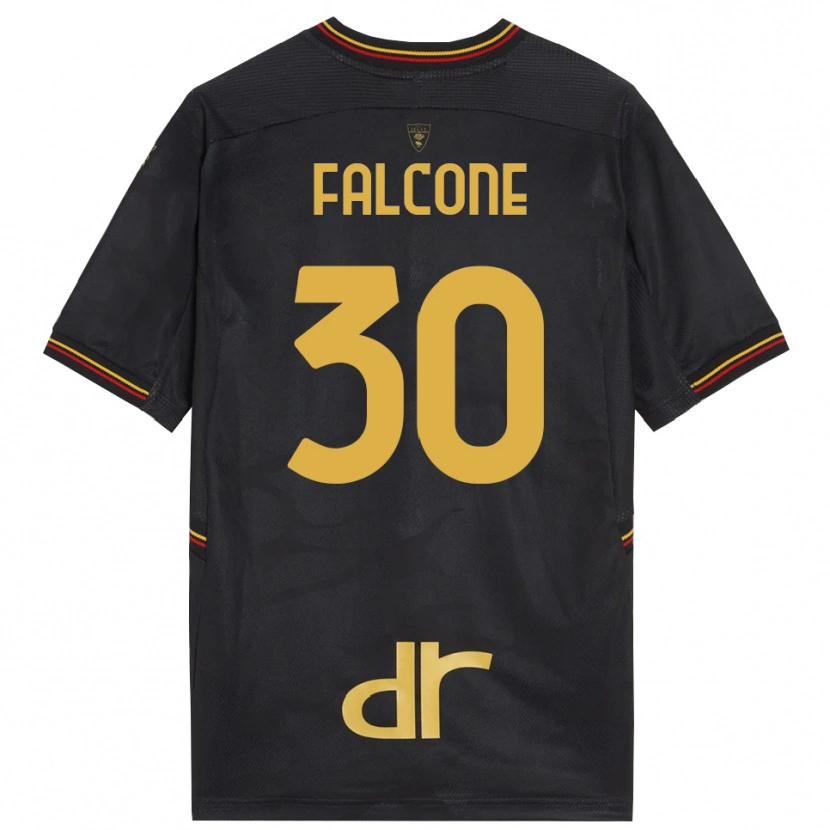 Danxen Dámské Wladimiro Falcone #30 Černá Hnědá Brankář Dresy 2025/26 Dres