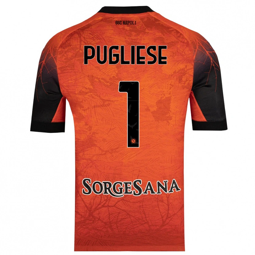 Danxen Dámské Claudio Pugliese #1 Oranžová Červená Černá Brankář Dresy 2025/26 Dres