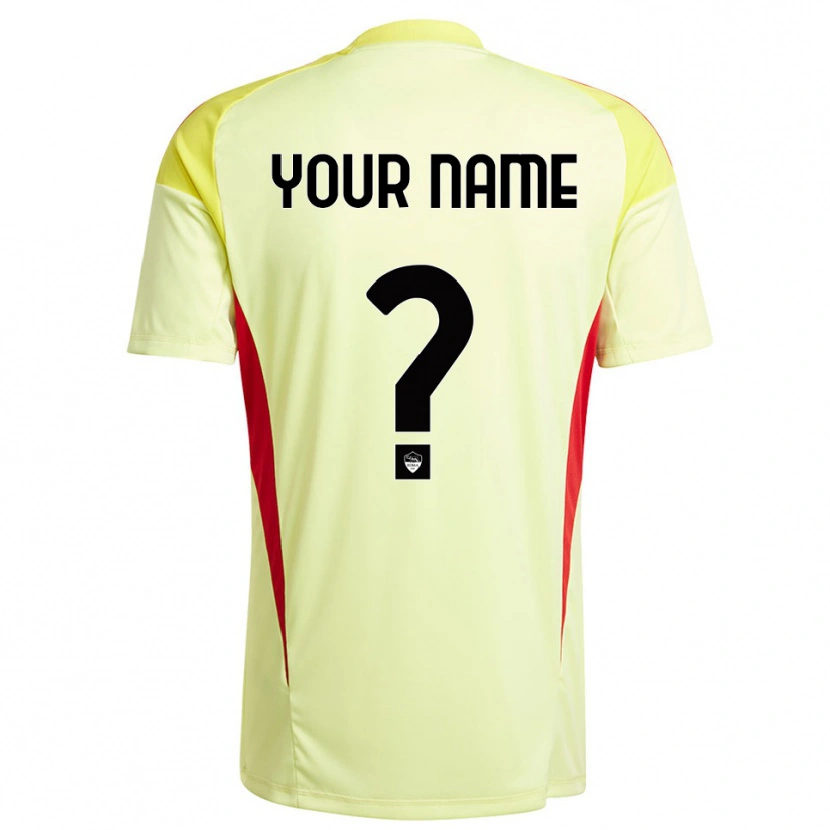 Danxen Dámské AS Roma Světle Žlutá Oranžová Brankář Dresy 2025/26 Dres