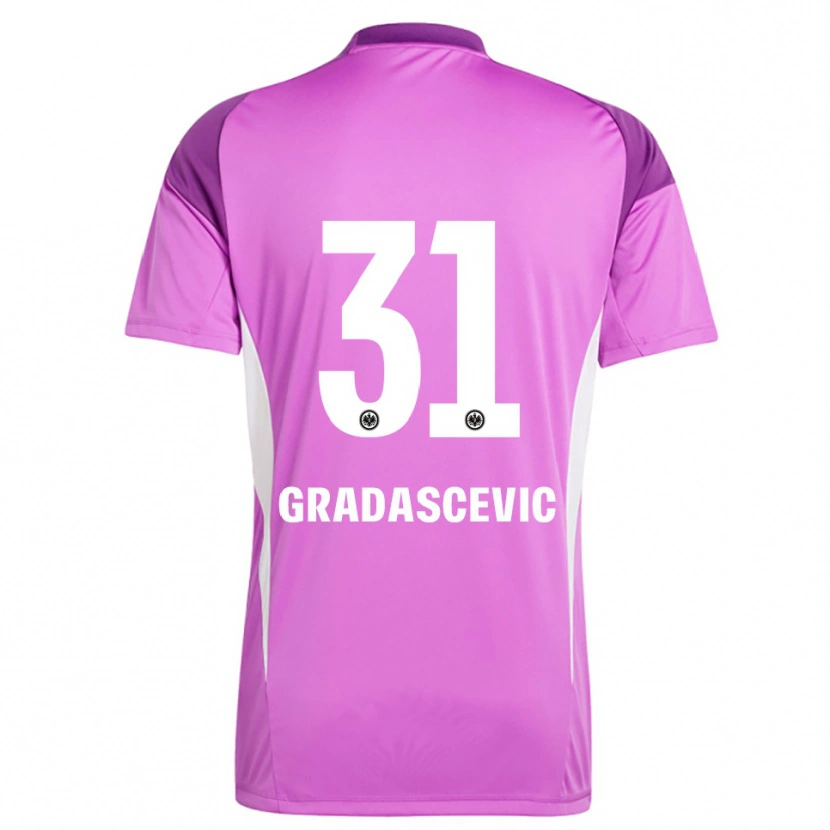 Danxen Dámské Meris Gradascevic #31 Lilková Bílá Brankář Dresy 2025/26 Dres