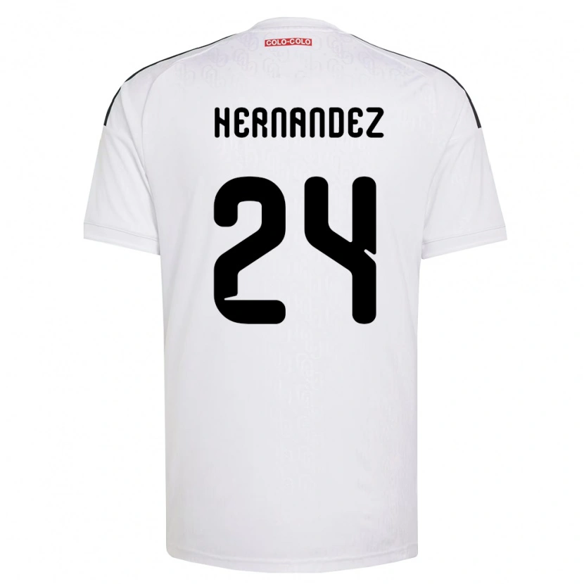 Danxen Dětské Leandro Hernández #24 Bílá Černá Domů Hráčské Dresy 2026/27 Dres