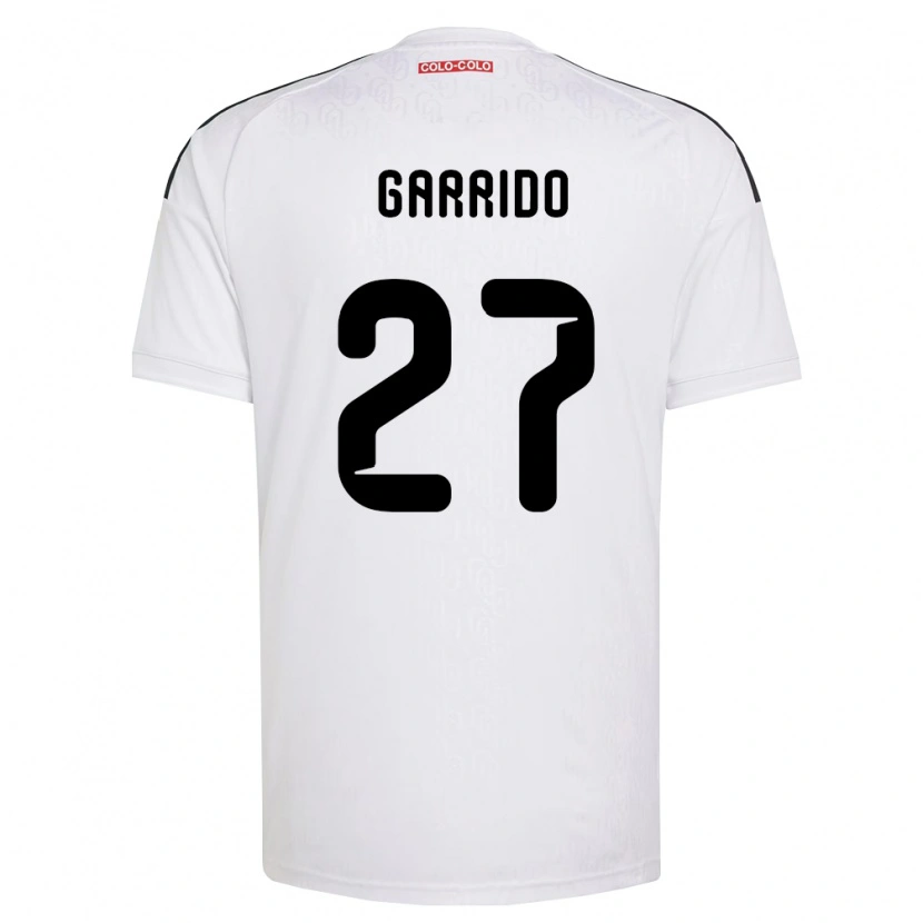 Danxen Dětské Franco Garrido #27 Bílá Černá Domů Hráčské Dresy 2026/27 Dres