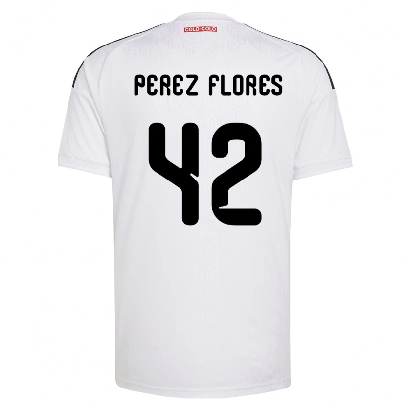 Danxen Dětské Benjamín Pérez #42 Bílá Černá Domů Hráčské Dresy 2026/27 Dres