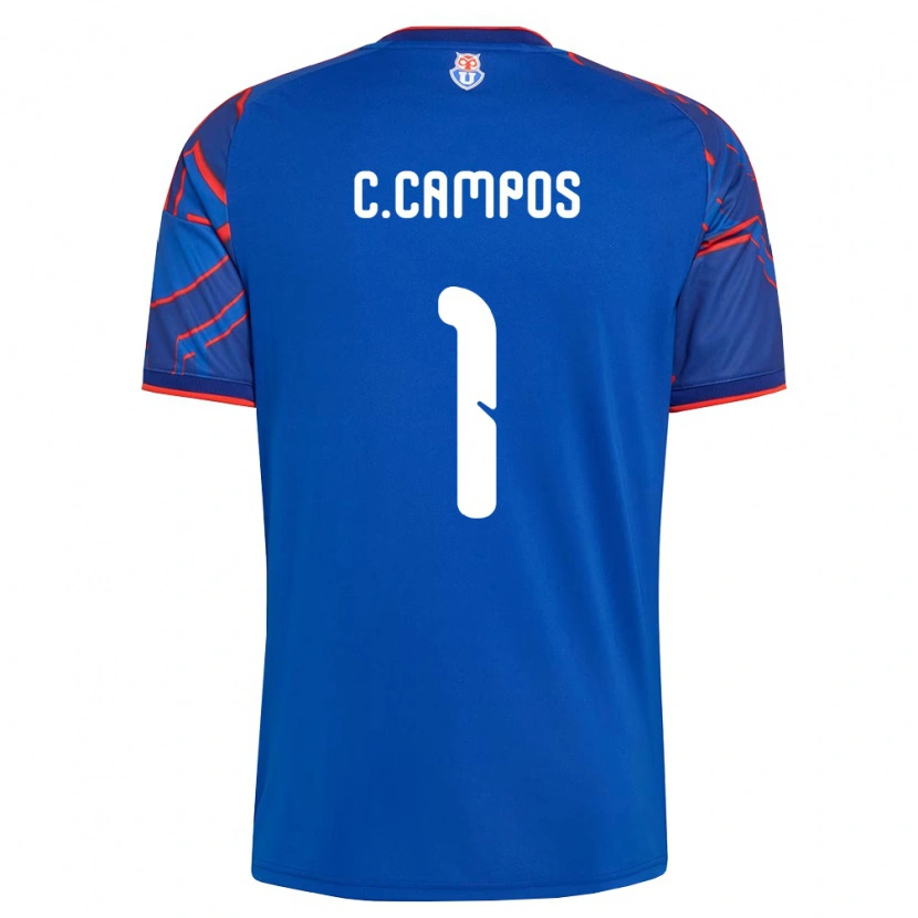 Danxen Dětské Cristóbal Campos #1 Královsky Modrá Červená Domů Hráčské Dresy 2026/27 Dres