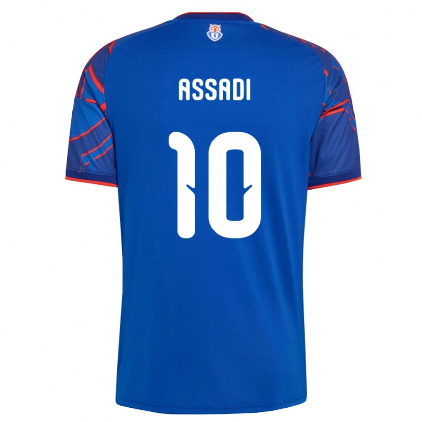 Danxen Dětské Lucas Assadi #10 Královsky Modrá Červená Domů Hráčské Dresy 2026/27 Dres