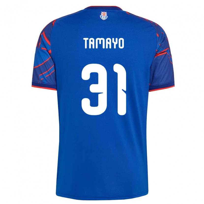 Danxen Dětské Bianneider Tamayo #31 Královsky Modrá Červená Domů Hráčské Dresy 2026/27 Dres