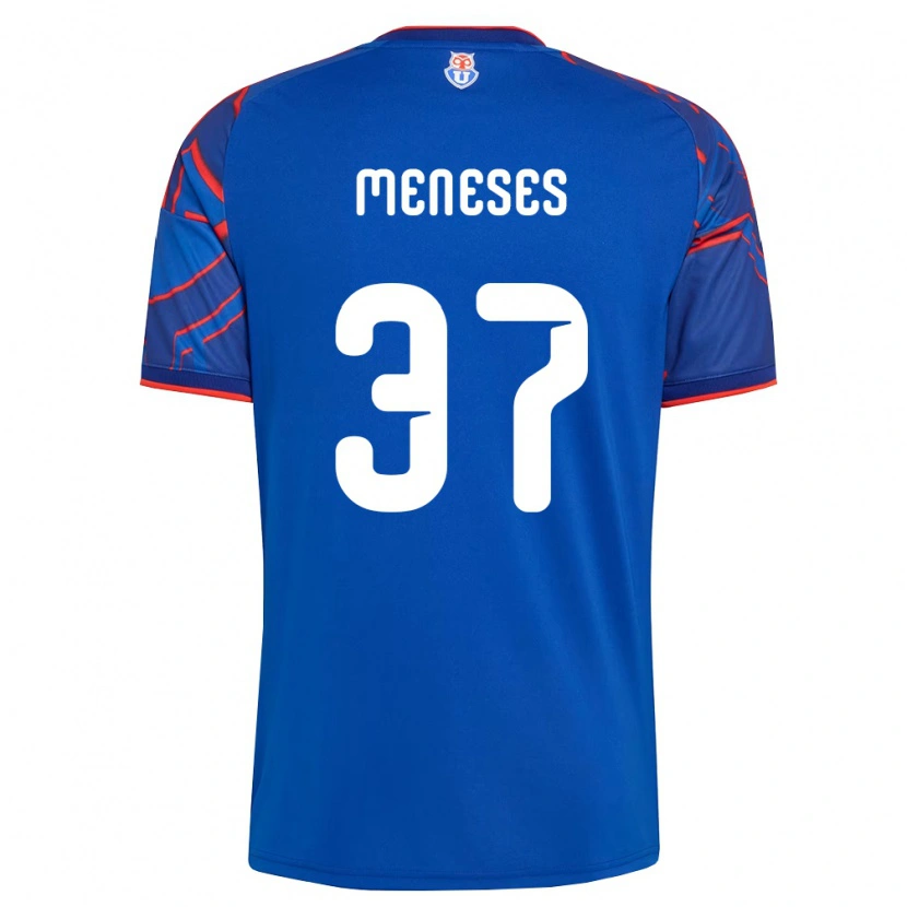 Danxen Dětské Tomás Meneses #37 Královsky Modrá Červená Domů Hráčské Dresy 2026/27 Dres