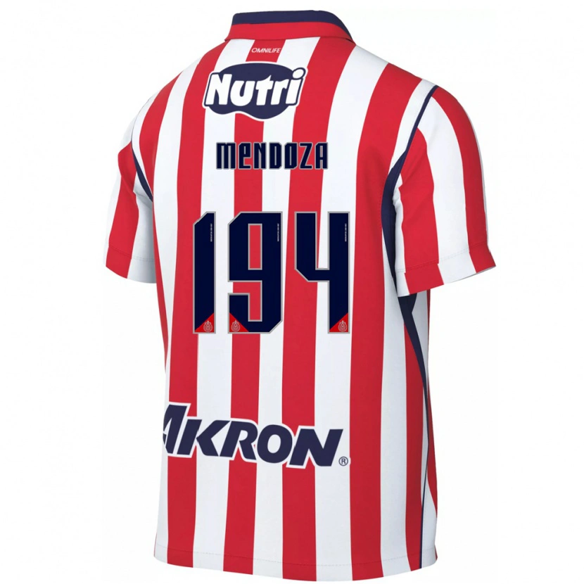 Danxen Dětské Esteban Mendoza #194 Červená Bílá Domů Hráčské Dresy 2026/27 Dres