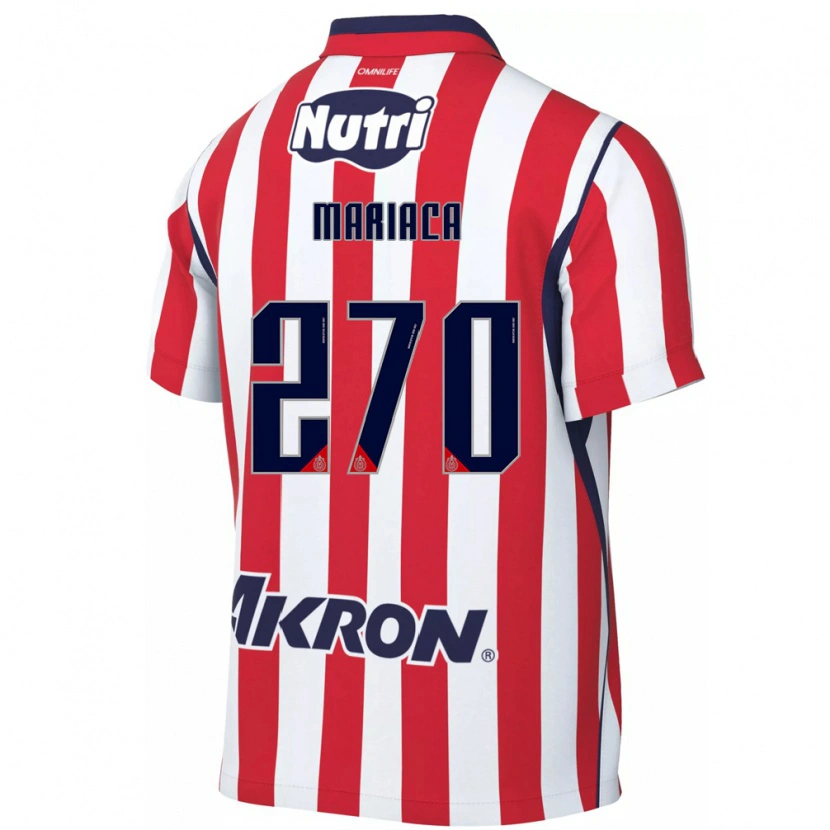 Danxen Dětské Aldrin Mariaca #270 Červená Bílá Domů Hráčské Dresy 2026/27 Dres