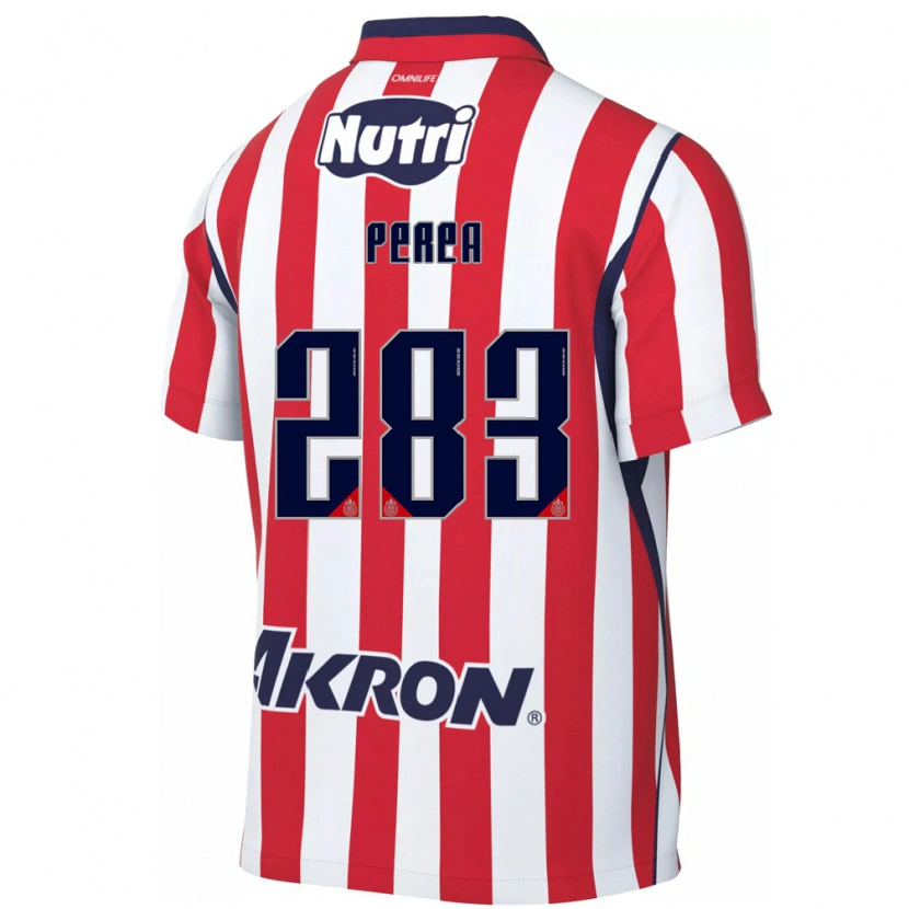 Danxen Dětské José Perea #283 Červená Bílá Domů Hráčské Dresy 2026/27 Dres