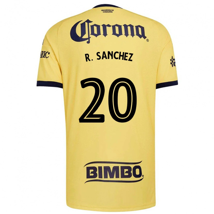 Danxen Dětské Richard Sanchez #20 Žlutá Červená Černá Domů Hráčské Dresy 2026/27 Dres