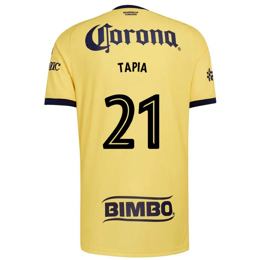 Danxen Dětské Fernando Tapia #21 Žlutá Červená Černá Domů Hráčské Dresy 2026/27 Dres