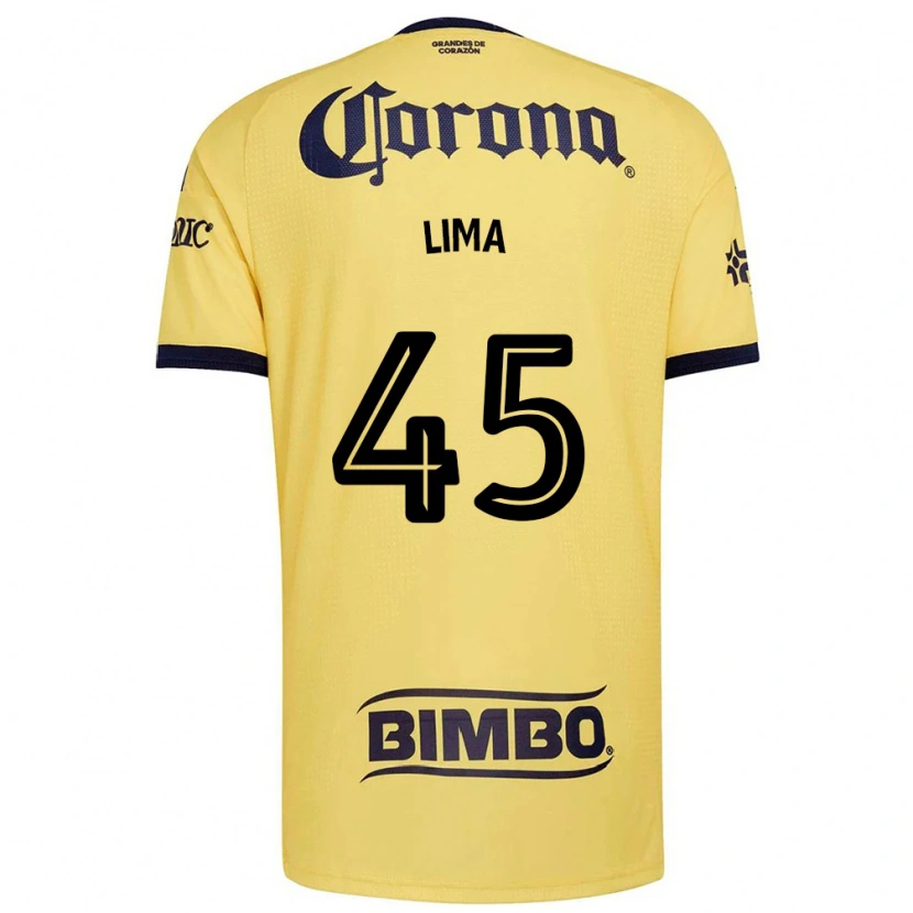 Danxen Dětské Vinícius Moreira De Lima #45 Žlutá Červená Černá Domů Hráčské Dresy 2026/27 Dres