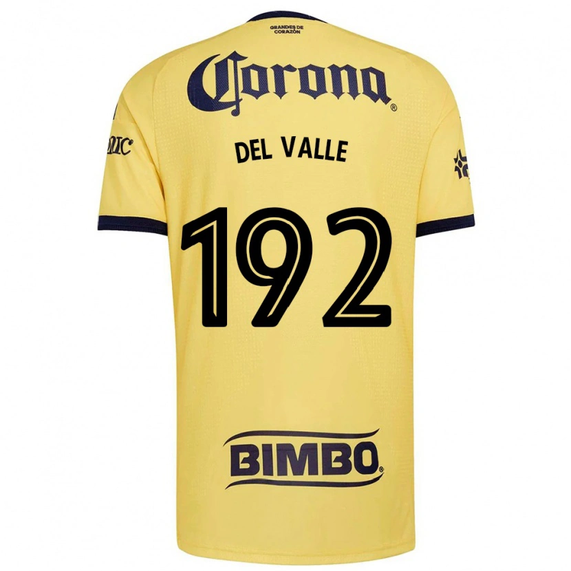 Danxen Dětské Yonathan Del Valle #192 Žlutá Červená Černá Domů Hráčské Dresy 2026/27 Dres