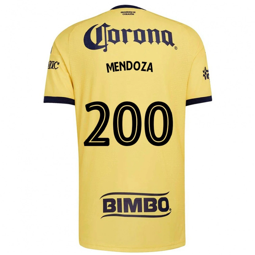 Danxen Dětské Luis Mendoza #200 Žlutá Červená Černá Domů Hráčské Dresy 2026/27 Dres