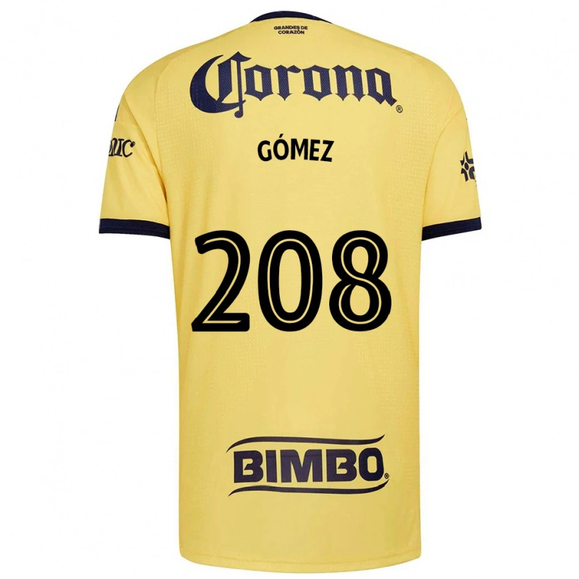Danxen Dětské José Gómez #208 Žlutá Červená Černá Domů Hráčské Dresy 2026/27 Dres