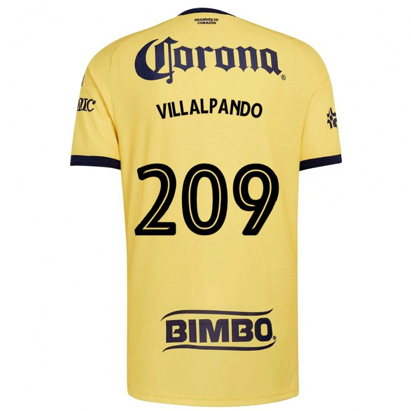 Danxen Dětské Sergio Villalpando #209 Žlutá Červená Černá Domů Hráčské Dresy 2026/27 Dres