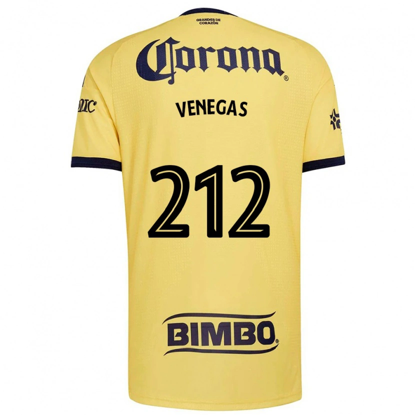Danxen Dětské Sebastián Venegas #212 Žlutá Červená Černá Domů Hráčské Dresy 2026/27 Dres