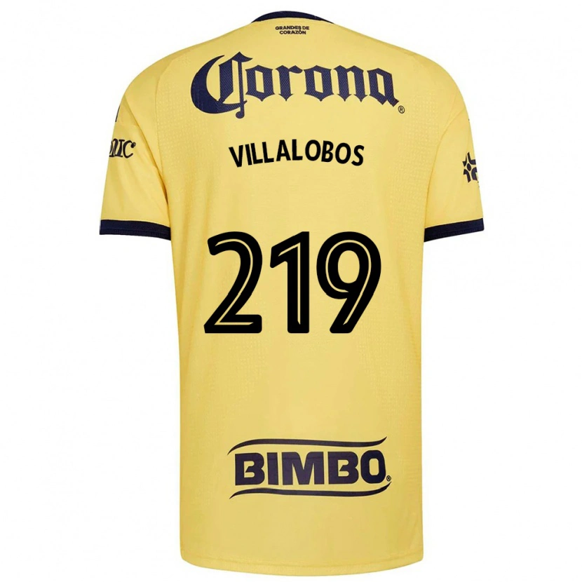 Danxen Dětské Patricio Villalobos #219 Žlutá Červená Černá Domů Hráčské Dresy 2026/27 Dres