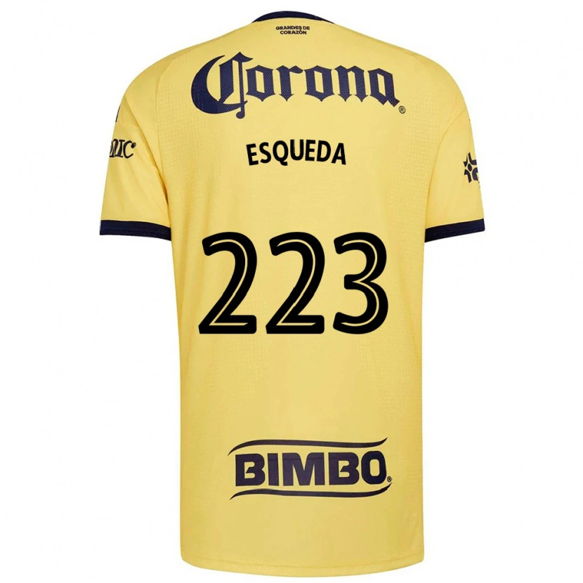 Danxen Dětské Diego Esqueda #223 Žlutá Červená Černá Domů Hráčské Dresy 2026/27 Dres
