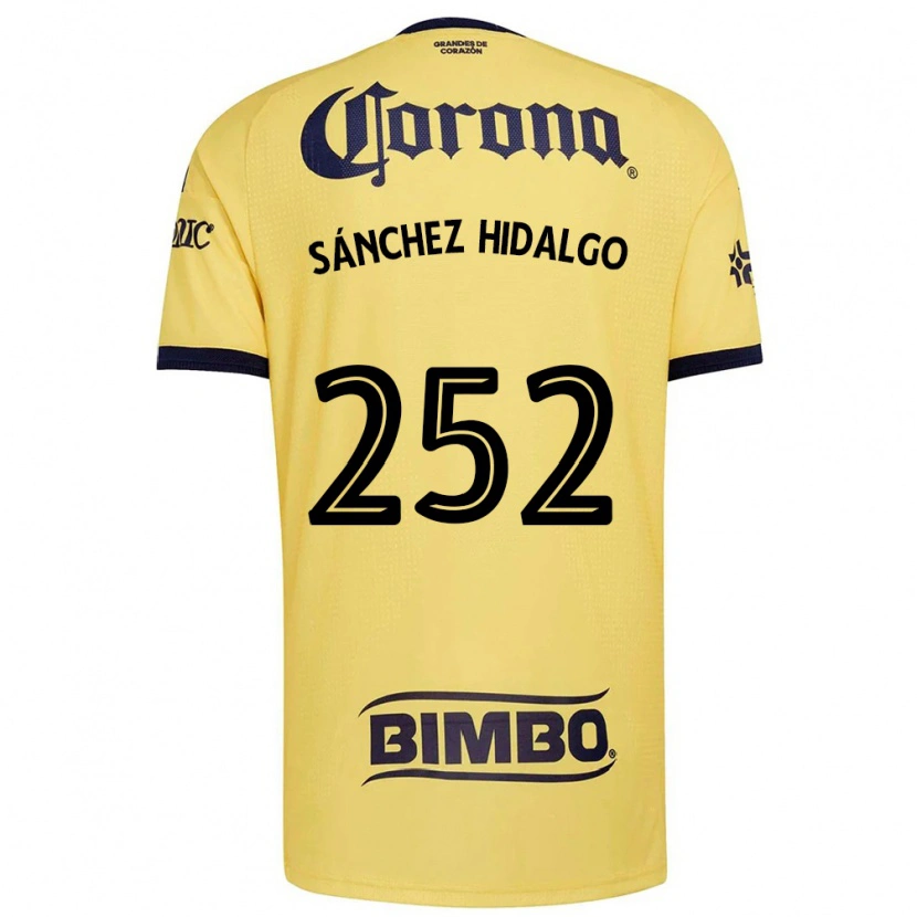 Danxen Dětské Horacio Sánchez Hidalgo #252 Žlutá Červená Černá Domů Hráčské Dresy 2026/27 Dres