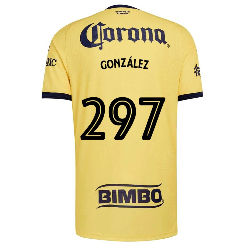 Danxen Dětské Océlotl González #297 Žlutá Červená Černá Domů Hráčské Dresy 2026/27 Dres