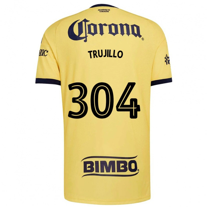 Danxen Dětské Luis Trujillo #304 Žlutá Červená Černá Domů Hráčské Dresy 2026/27 Dres
