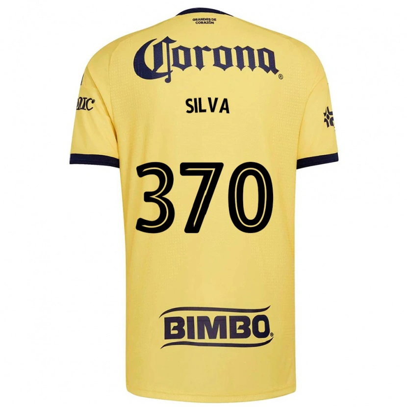Danxen Dětské Sebastián Silva #370 Žlutá Červená Černá Domů Hráčské Dresy 2026/27 Dres