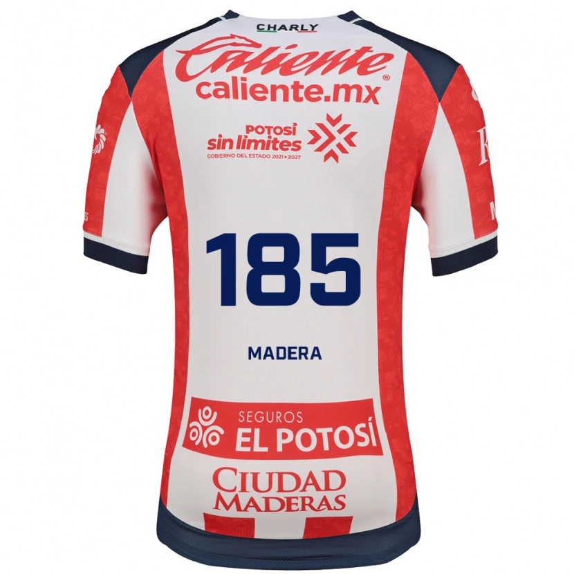 Danxen Dětské Héctor Madera #185 Červená Bílá Černá Domů Hráčské Dresy 2026/27 Dres