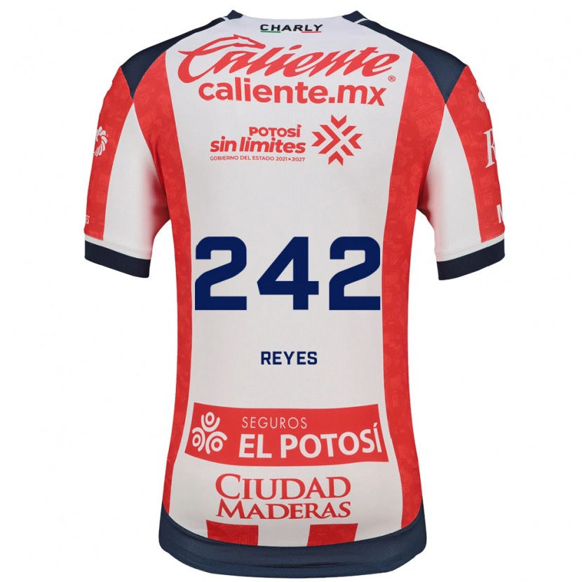 Danxen Dětské Ángel Reyes #242 Červená Bílá Černá Domů Hráčské Dresy 2026/27 Dres