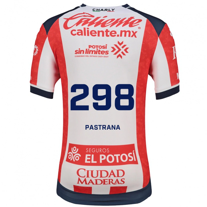 Danxen Dětské Leonardo Pastrana #298 Červená Bílá Černá Domů Hráčské Dresy 2026/27 Dres