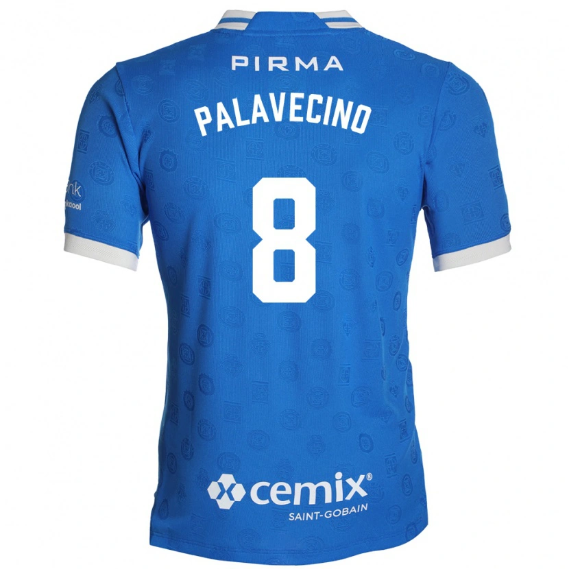 Danxen Dětské Agustín Palavecino #8 Modrá Bílá Červená Domů Hráčské Dresy 2026/27 Dres
